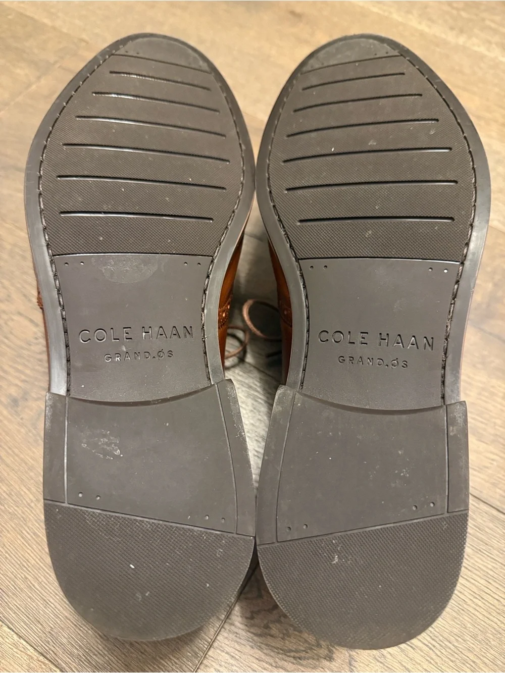 Cole Haan Men's Brown Leather Wingtip Oxford Like New